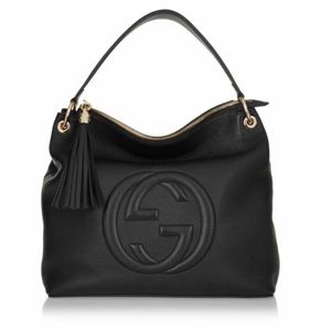 Gucci Bag New Soho Hobo Black Leather Tote ~ SOLD